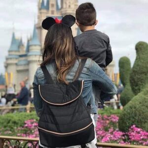 New in packaging. Stella dot black quilted crush it bag backpack